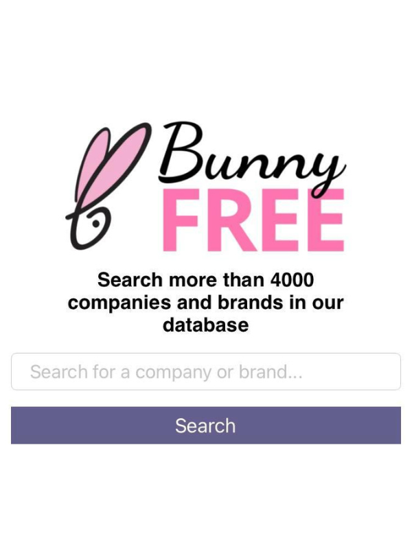 cruelty free app kozmetika